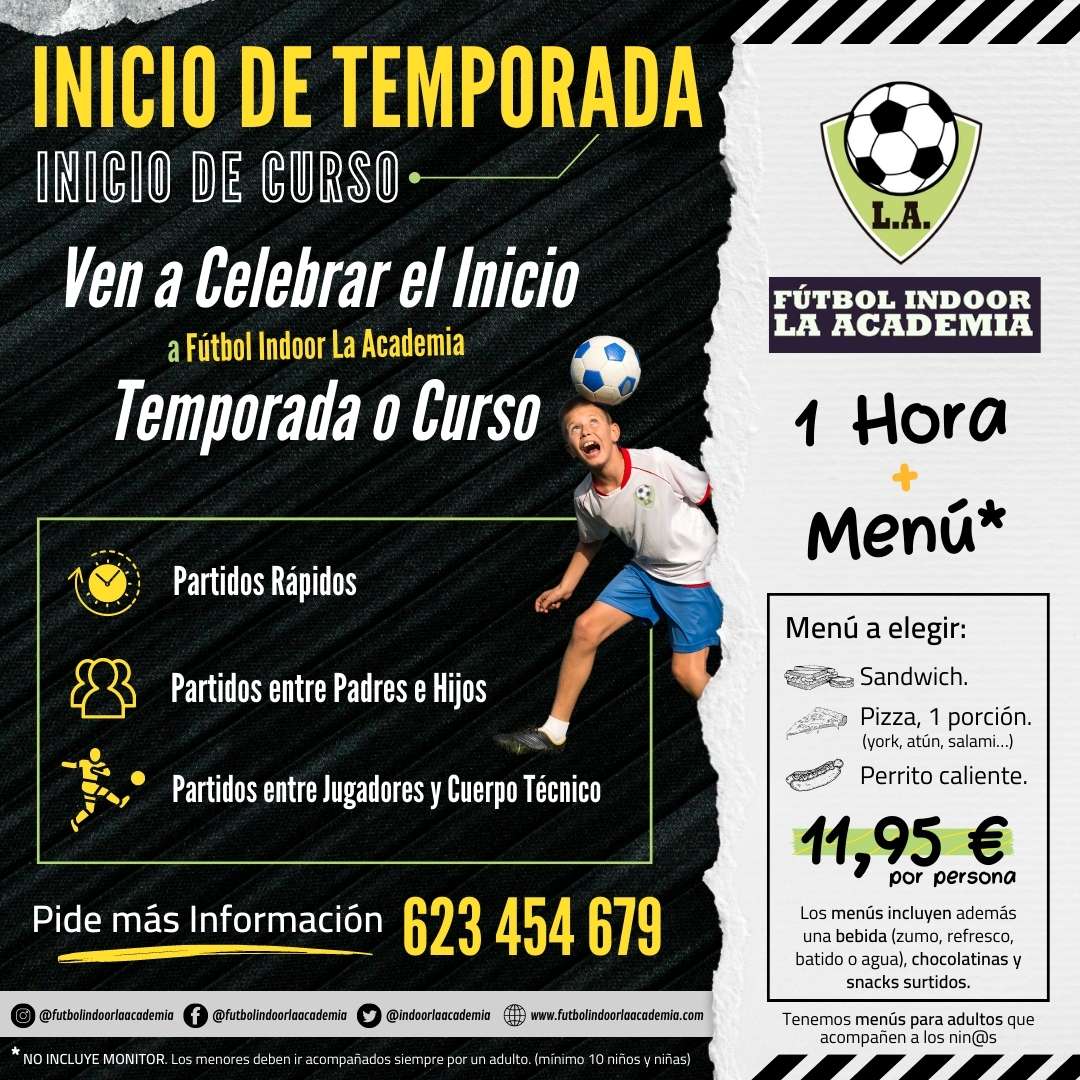 informacion para celebrar el inicio de temporada o curso